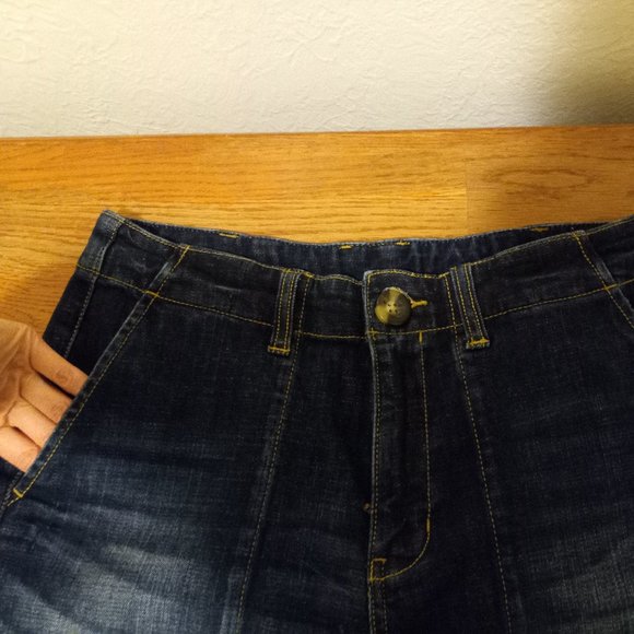 Cabi Wide Leg Lido Cropped Jeans Size 4 Capsule Tomboy Comfort Everyday Capsule - Picture 7 of 16